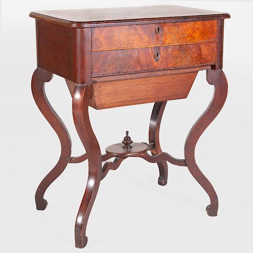 Victorian Mahogany Work Table