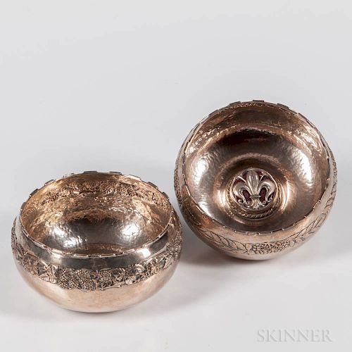Two George V Sterling Silver Bowls