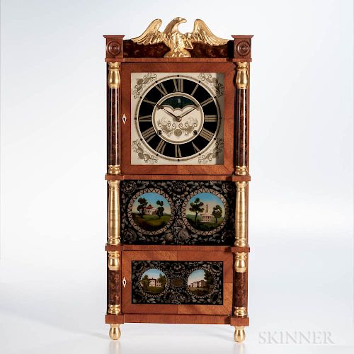Birge & Gilbert Triple-decker Shelf Clock