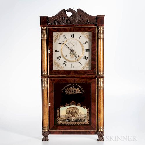 E. Terry and Sons Eight-day Shelf Clock