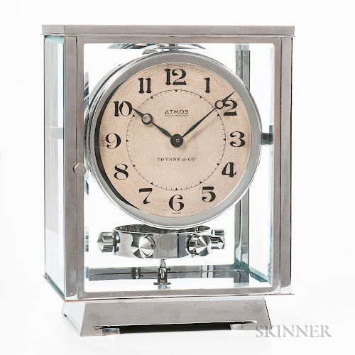 Jaeger LeCoultre Brevets J. Reutter Chrome-plated Tiffany & Co. Atmos Clock