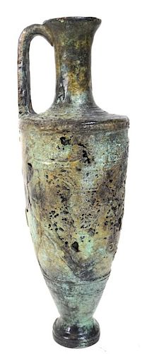 Contemporary Bronze Egyptian Style Urn Vase
