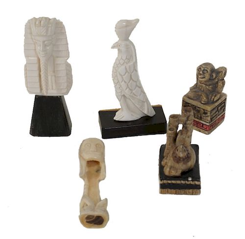 (5) Collection of five Carvings.