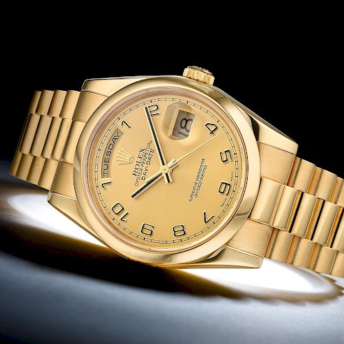 Rolex Day-Date Ref. 118208 in 18K Yellow Gold