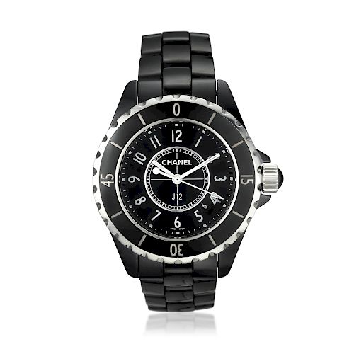 Chanel Ladies J12 Ref. H0682 in Ceramic and Stainless Steel