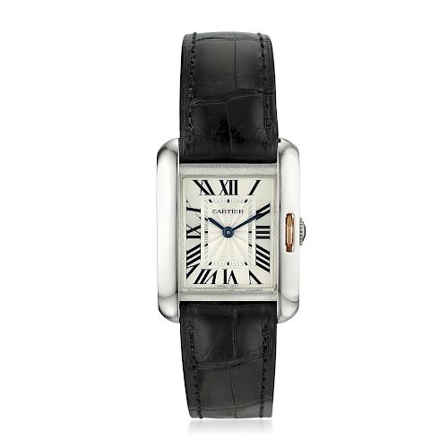 Cartier Ladies Tank Anglaise Ref. W5310019 in Stainless Steel