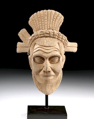 Veracruz Pottery Head of Older Man