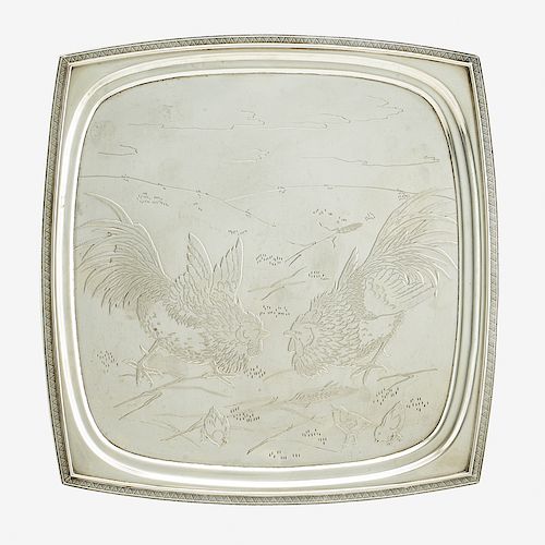 TIFFANY & CO. STERLING SILVER TRAY