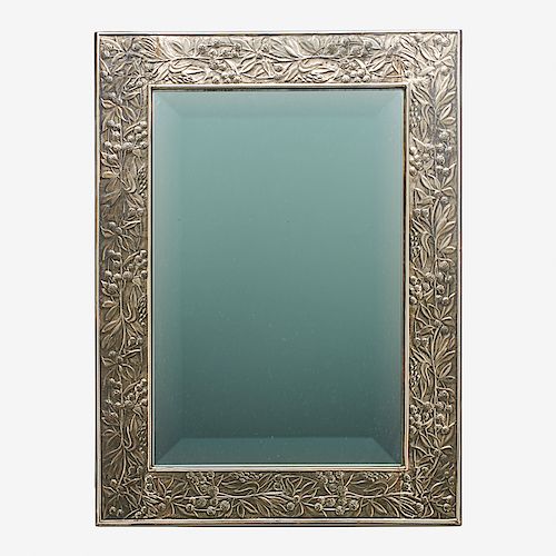 CONTINENTAL STERLING SILVER TOILET MIRROR