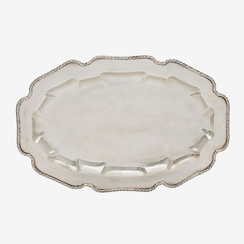 WILLIAM SPRATLING STERLING SILVER SHAPED OVAL TRAY