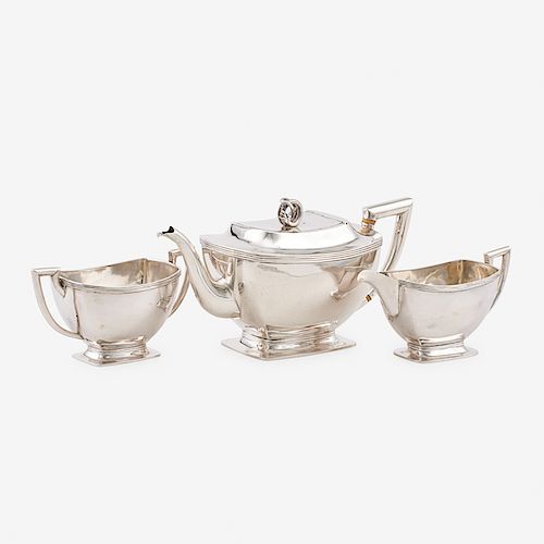 CHINESE SILVER TEA SERVICE