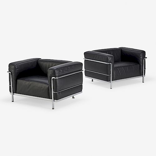 LE CORBUSIER FOR CASSINA GRAND CONFORT CHAIRS