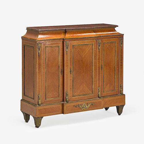 LOUIS XIV STYLE BRONZE MOUNTED SIDE CABINET