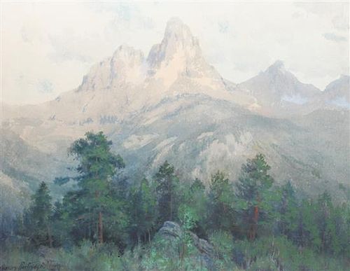 Charles Partridge Adams, (American, 1858-1942), Lizard Head Peak