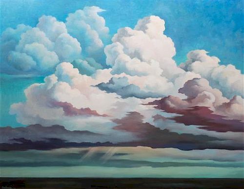 William Sanderson, (American, 1905-1990), Clouds