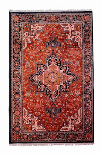 A Pakistani carpet of Heriz design