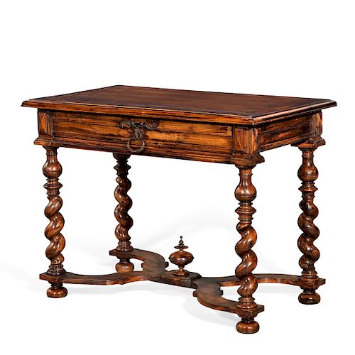 A Continental Baroque style side table