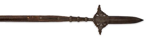 SERGEANT’S PARTIZAN, KINGDOM OF POLAND-SAXONY, 1ST HALF, 18TH C. 

A partisan as carried by senior non-commissioned officers of the ...