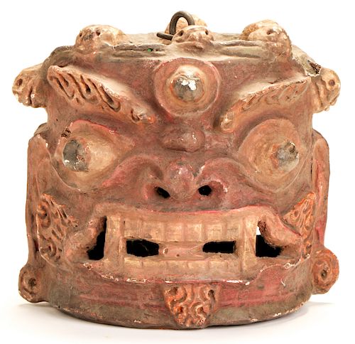 Antique Tibetan Mahakala Mask