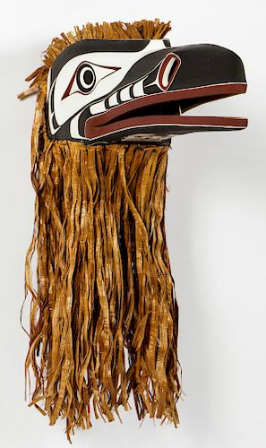 Scott Jensen (Adopted Tlingit, 20th c.) "Hamatsa Raven Mask"