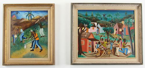 Two Haitian Paintings