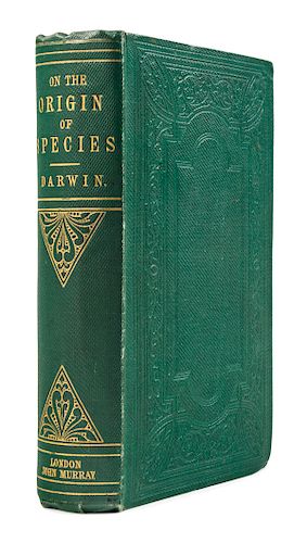 DARWIN, Charles (1809-1882). On the Origin of Species. London John Murray, 1859. FIRST EDITION, THE VERY FINE MELLON-GARDEN COPY.