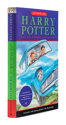 ROWLING, J. K. Harry Potter and the Chamber of Secrets. -- Harry Potter and the Prisoner of Azkaban. London: Bloomsbury, 1998, 1999. FIRST EDITIONS.