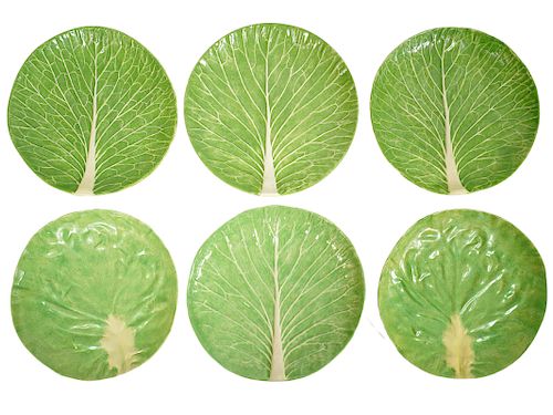 Six Dodie Thayer Lettuce Ware Salad Plates