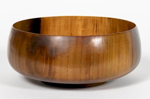 Ed Moulthrop, Carved Tulip Wood Centerpiece Bowl