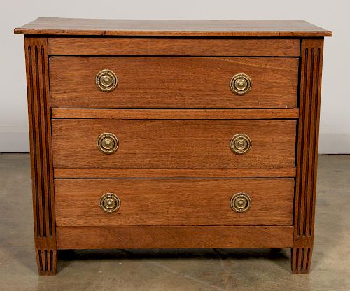 Alfred Assid French Miniature Walnut Chest