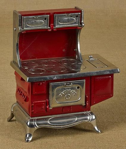 Kenton cast iron and nickel Favorite toy stove,