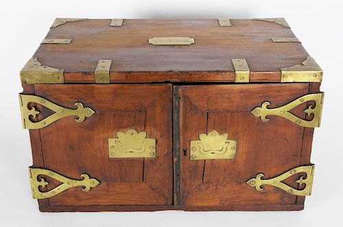 English Brass Bound Campaign Specimen Collection Box