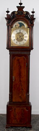 Thomas Atkinson George III Mahogany Tallcase Clock