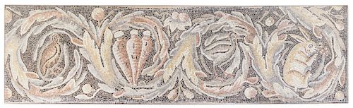 A Byzantine Marble Mosaic Floor Panel