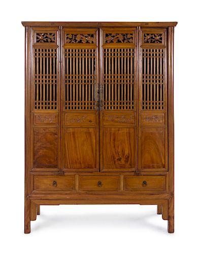 A Chinese Hardwood Cabinet