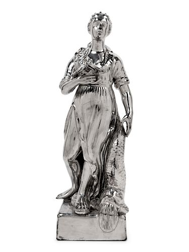 A Staffordshire Lustre-Glazed Figure