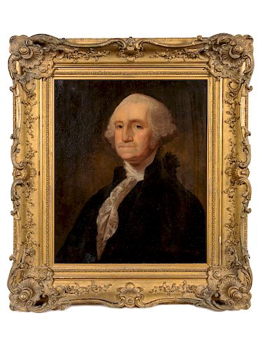 After Gilbert Stuart (19th Century)
Portrait of George Washington