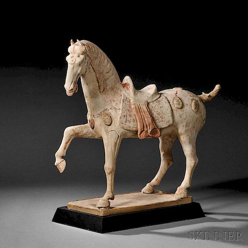 Pottery Caparisoned Horse