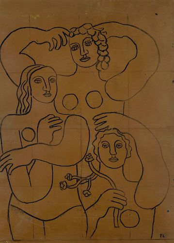 Fernand Léger  - Study for Composition with Three Figures