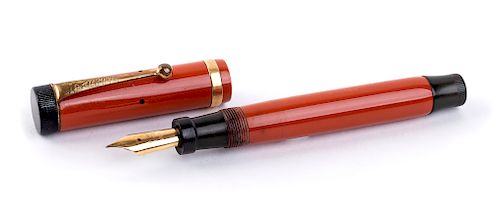 Vintage 1927/1930 Fountain Pen Parker Duofold Laquer-red