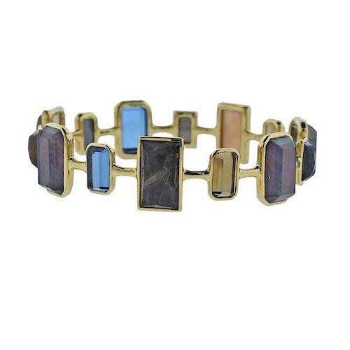 Ippolita Rock Candy Beverly Gemstone 18k Gold Bracelet