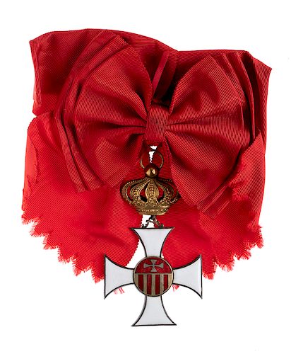 Order of Our lady of Mercy, grand cross sash badge.