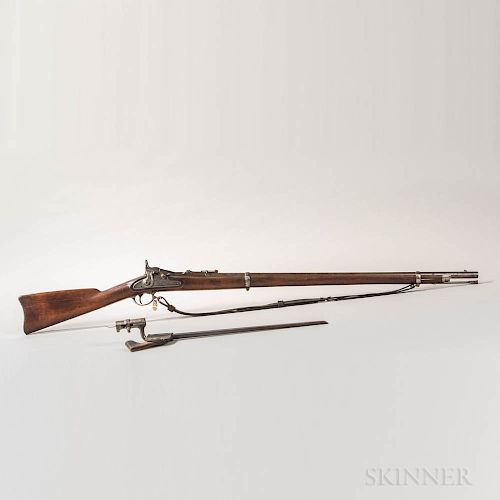 U.S. Model 1868 Trapdoor Rifle and Bayonet