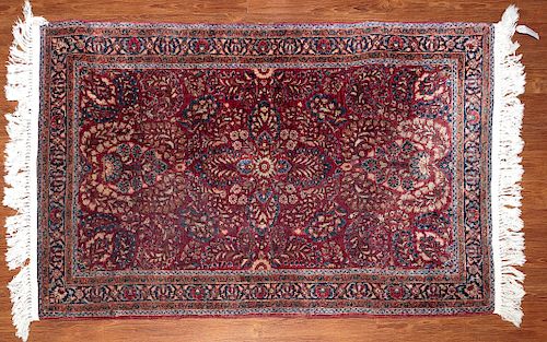 Semi-Antique Sarouk Rug, Persia, 3.4 x 5