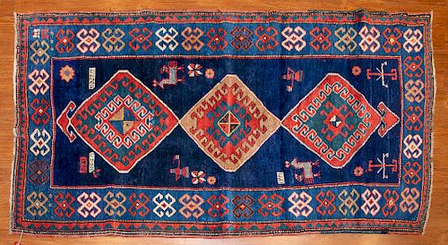 Antique Kazak Rug, Caucasus, 3.8 x 6.10