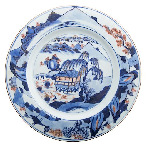 Chinese Export Imari Porcelain Charger