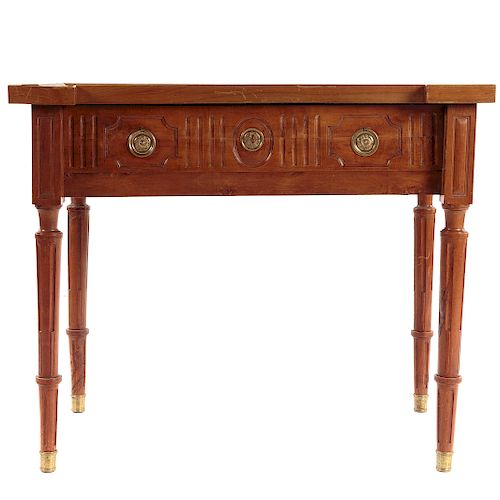 Neoclassical Style Fruitwood Table