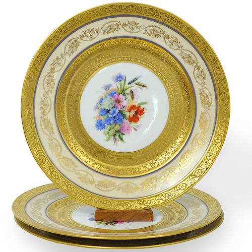 (3 Pc) Royal Bavarian Hutschenreuther Selb Plates
