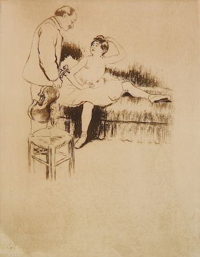Louis Legrand etching