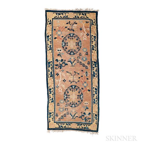 Rug with Floral Roundels and Scrolls